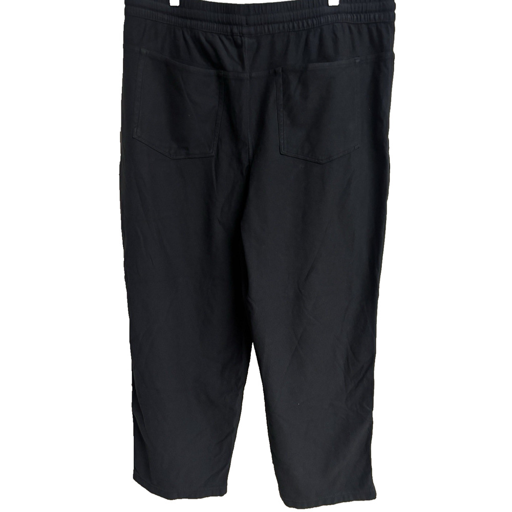Athleta Farallon Pant Women XL Navy Organic Cotton Drawstring Casual Travel New - Picture 4 of 8
